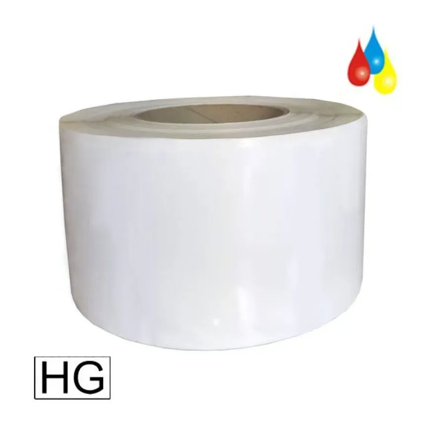 Inkjet Etiketten Papier glänzend, (BxH)76mmx33m endlos, Kern:40mm ø100mm