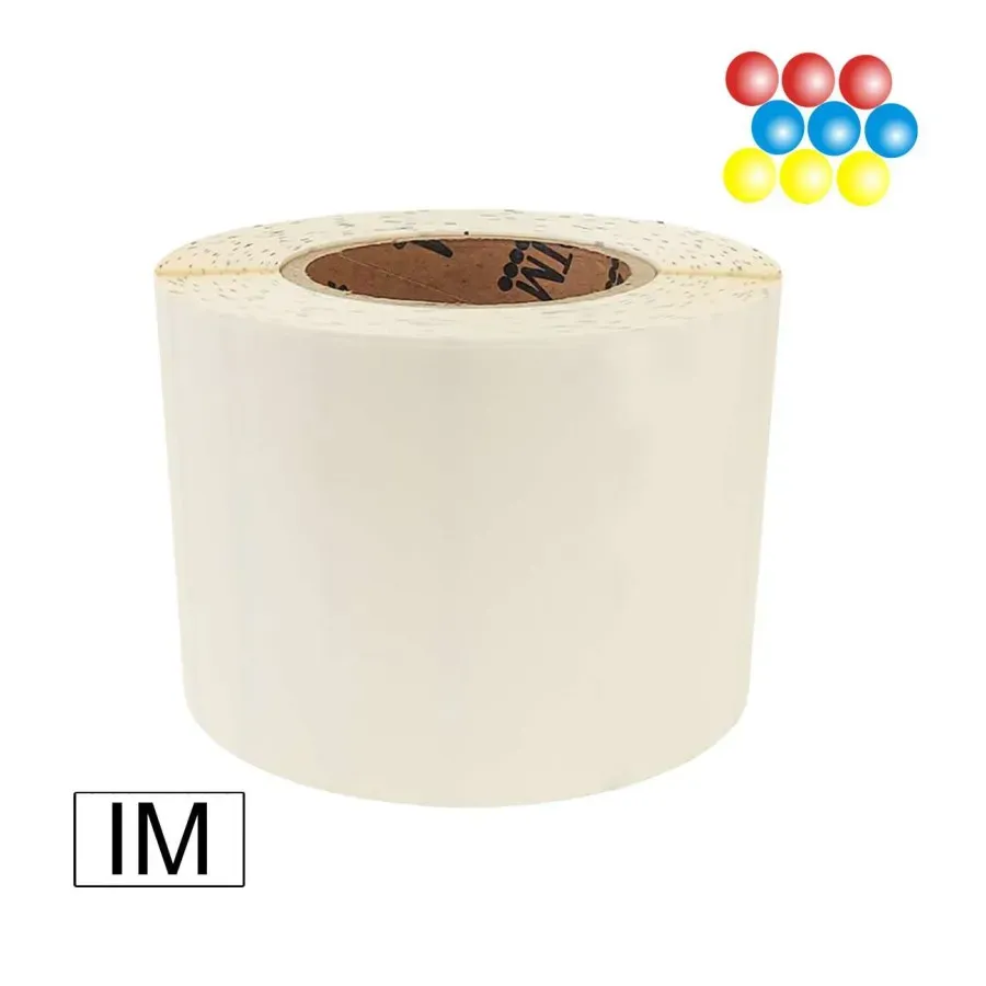 Laserdruck Etiketten Papier Iced Matt - halbtransparent matt, (BxH)126mmx130m endlos, Kern:76mm ø203mm