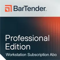 Seagull BarTender Professional, Workstation Lizenz, unendlich viele Drucker, Abonnement pro Monat