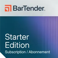 Seagull BarTender Starter, Workstation Lizenz, unbegrenzt viele Drucker, 12 Monate Abonnement
