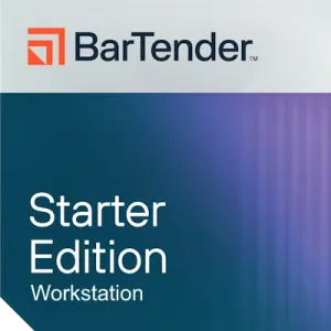 Seagull BarTender Starter, Workstation Lizenz, unbegrenzt viele Drucker inkl.: 12 Monate Maintenance und Support