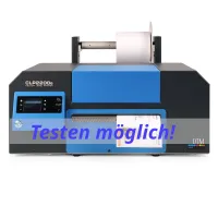 DTM CLP2200e Farbetikettendrucker mit 1 austauschbarem Druckkopf + sep. CMYK Dye Patronen...