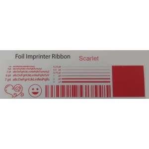 Scarlet Folie, für Primera FX400e/FX500e & DTM FX510e/ FX810e, 110mm breit x 200m lang 