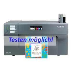 Primera LX4000e Farbetikettendrucker mit 1 Mehrzweck-Druckkopf + sep. CMY-Pigmenttinte, USB, Netzwerk, inkl. 30 Minuten Online Schulung, 3 Jahre Garantie*