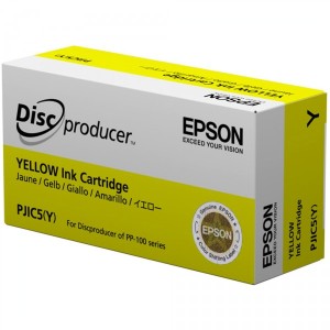 EPSON Tinte Yellow Discproducer PP50 & PP100 Tintenpatrone PJIC5