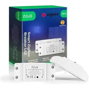 NOUS L6Z smarter ZigBee Zwischendecken Schalter /Aktor 2er max. 2200W 10A mit Strom-Verbrauchsmessung und ZigBee