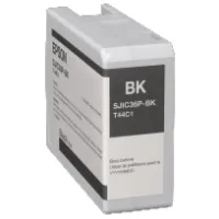 Epson Tintenpatrone, dye schwarz 80 ml, passend für Farbetikettendrucker ColorWorks D6000 / D6500 Serie