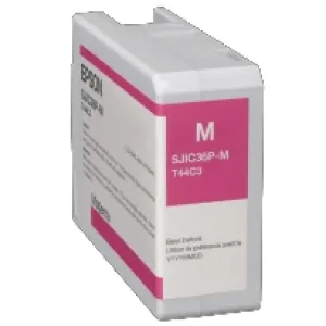 Epson Tintenpatrone, dye magenta 80 ml, passend für Farbetikettendrucker ColorWorks D6000/D6500 Serie