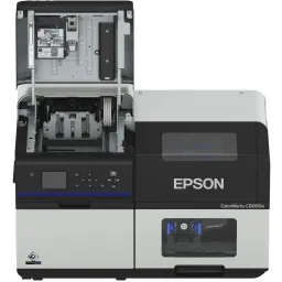 Epson ColorWorks C8000 BK, Farbetikettendrucker, glänzend schwarze Tinte, Cutter, USB,...