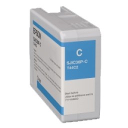 Epson Tintenpatrone, cyan 80 ml, passend für Farbetikettendrucker ColorWorks C6000/6500 Serie
