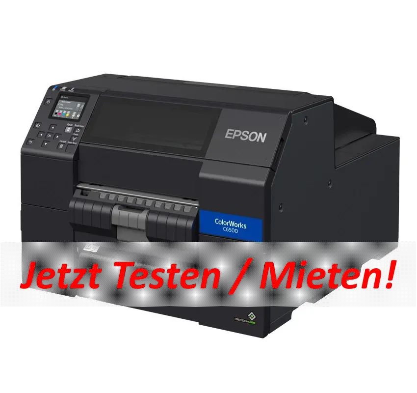 *Service* Farbetikettendrucker Epson CW6500 mieten