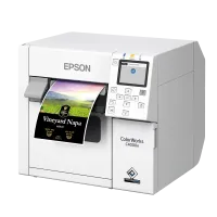 Demogerät: Farbetikettendrucker EPSON ColorWorks C4000 BK, Schwarz glänzend