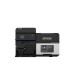 Farbetikettendrucker Epson ColorWorks C8000 (mk), Farbetikettendrucker mit glänzend schwarzer Tinte, Cutter USB & Netzwerkanschluss
