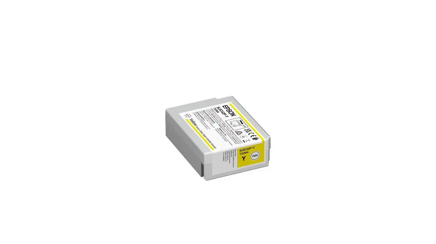 Epson Farbpatrone, gelb, Inhalt: 50 ml, für Epson ColorWorks C4000