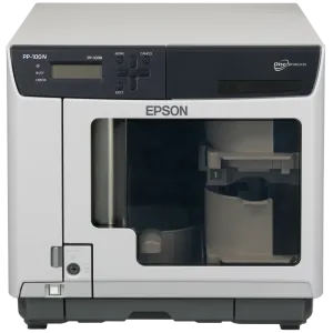 Epson DiscProducer PP-100NII CD/DVDBD Publisher zum Drucken und Brennen, mit 2 Laufwerken, integriertem PC, Netzwerkunterstützung