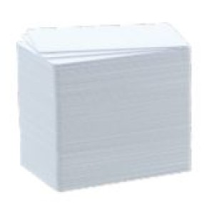 Evolis Papierkarten, 30 mil (0,76mm), 500 Stück, CR-80, Farbe: weiß