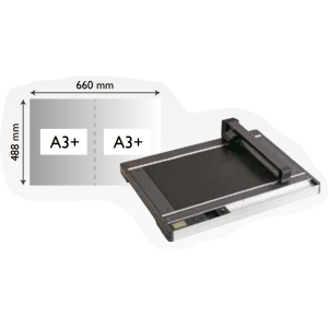 Graphtec Flachbett-Schneideplotter FCX4000-50ES der FCX4000-Serie - Kleinserien effektiv und schnell produzieren, Tischgröße 488mm x 660mm (2x DIN A3 Format)