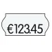 Preisauszeichnungetiketten 26 x 12 mm permanent, weiß Rolle 1.500 Etiketten für contact26, 36 Rollen, permanenter Klebstoff