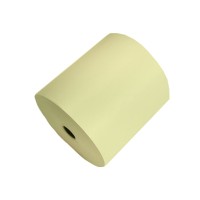 Gelbe Thermorollen , Kassen- Bonrollen 58mm/50m/12mm, 50 Rollen in der VPE, Bisphenol A frei, Altpapier fähig