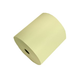 Gelbe Thermorollen 80mm x 80m (BxH), 12mm Kern, VPE je 30 Bonrollen in der Box aus Deutschland, Altpapier geeignet