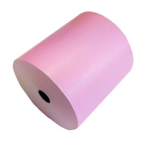 Rote Thermorollen 80mm x 50m (BxH), 12mm Kern, VPE je 50 Bonrollen in der Box aus Deutschland, Altpapier geeignet