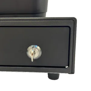 SAMPOS ECR-220 II Elektronische Registrierkasse für GdPdU konforme Kassenvorgänge inkl. TSE Modul mit 5 Jahren Laufzeit und mit kleiner Schublade