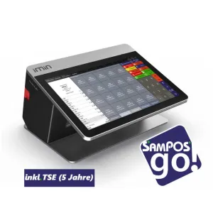 SAMPOS go! Registrierkasse Paket L mit Touchscreen, Bondrucker, Software (GO Version) und 5 Jahres TSE