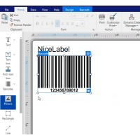 Nice Label Designer Pro (neueste Version), 5 Drucker, Etiketten Design und Drucksoftware in professioneller Ausführung - Download Lizenz