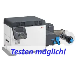 OKI Pro1050 Etikettendrucker mit fünf Farben: Laser mit weißem Toner vom OKI Partner
