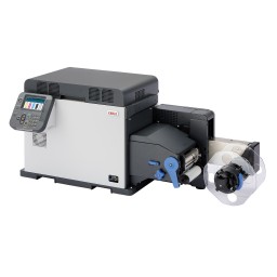 OKI Pro 1040 Etikettendrucker für dauerhafte Etiketten, Rollen-Laserdrucker - von Rolle auf Rolle, 3 Jahre Garantie*