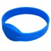 RFID Wristband Silikon mit ovalem Kopf mit MIFARE® 13,56Mhz-Chip in blau