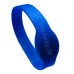 RFID Wristband Silikon mit ovalem Kopf, blau mit MIFARE® classic 1K NXP Original Chipset, 65mm Durchmesser