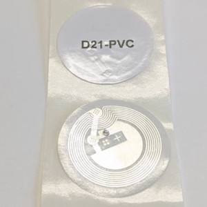 RFID PVC Aufkleber mit 30mm Durchmesser und NXP MIFARE DESFire EV2 2K Chip