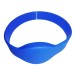 RFID Wristband Silikon mit ovalem Kopf, blau mit MIFARE® classic 1K NXP Original Chipset, 65mm Durchmesser