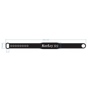 Einstellbares RFID (Wristband) in versch. Farben mit Wunschchip HF / UHF möglich z.B. MIFARE Classic oder DESFire 1k EV1 EV2 EV3