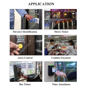 RFID personalisierbarer Schlüsselanhänger/Keyfob mit Wunschchip bestücken, klein, leicht & bequem zu tragen, verschiedene Farben für Zugangskontrolle, Identifizierung u.v.m.