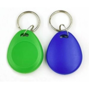 RFID Schlüsselanhänger/Keyfob bauchig mit dem MIFARE® NXP S50 Chip / 1K Classic, verschiedene Farben
