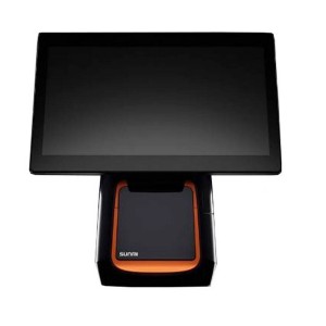 Sunmi T2s Kassencomputer 39,6cm (15,6'') Bildschirm , Android, schwarz, orange, integrierter Bon-Drucker, 64GB