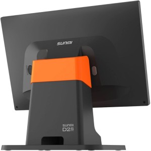 Sunmi T2s Kassencomputer 39,6cm (15,6'') Bildschirm , Android, schwarz, orange, integrierter Bon-Drucker, 64GB