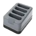 Zebra Akkuladestation, 4-Fach, separat bestellen: USB-C-Kabel, USB-Netzteil, passend für: TC501, TC701