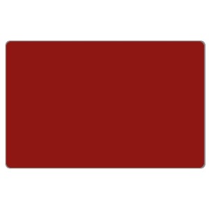 Zebra Premier Karte, rot aus PVC, 30mil (0,76mm) Stärke im ISO Kartenformat bedruckbar