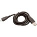 Zebra original Zubehör: USB-Kabel, 2,1m, gerade Verbindungskabel Kabelcode U01