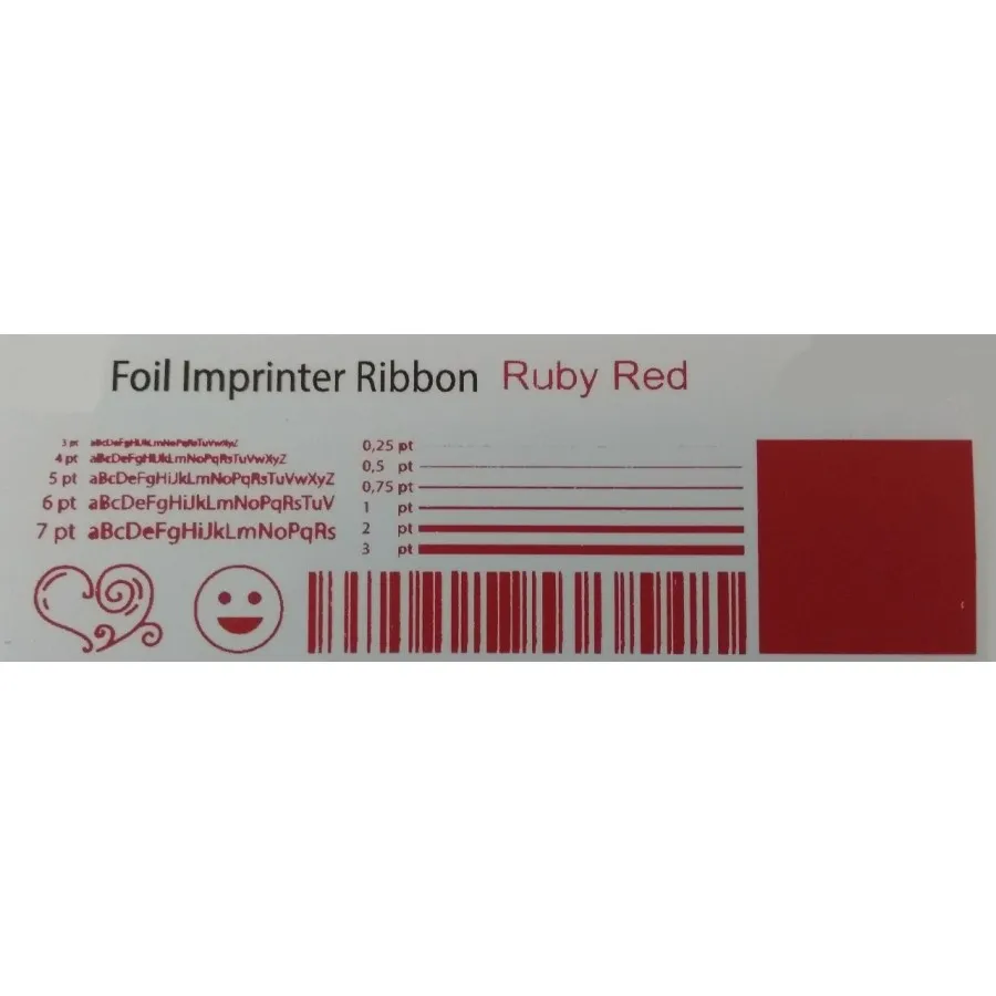 Rubin rote Folie, für Primera FX400e/FX500e & DTM FX510e/ FX810e