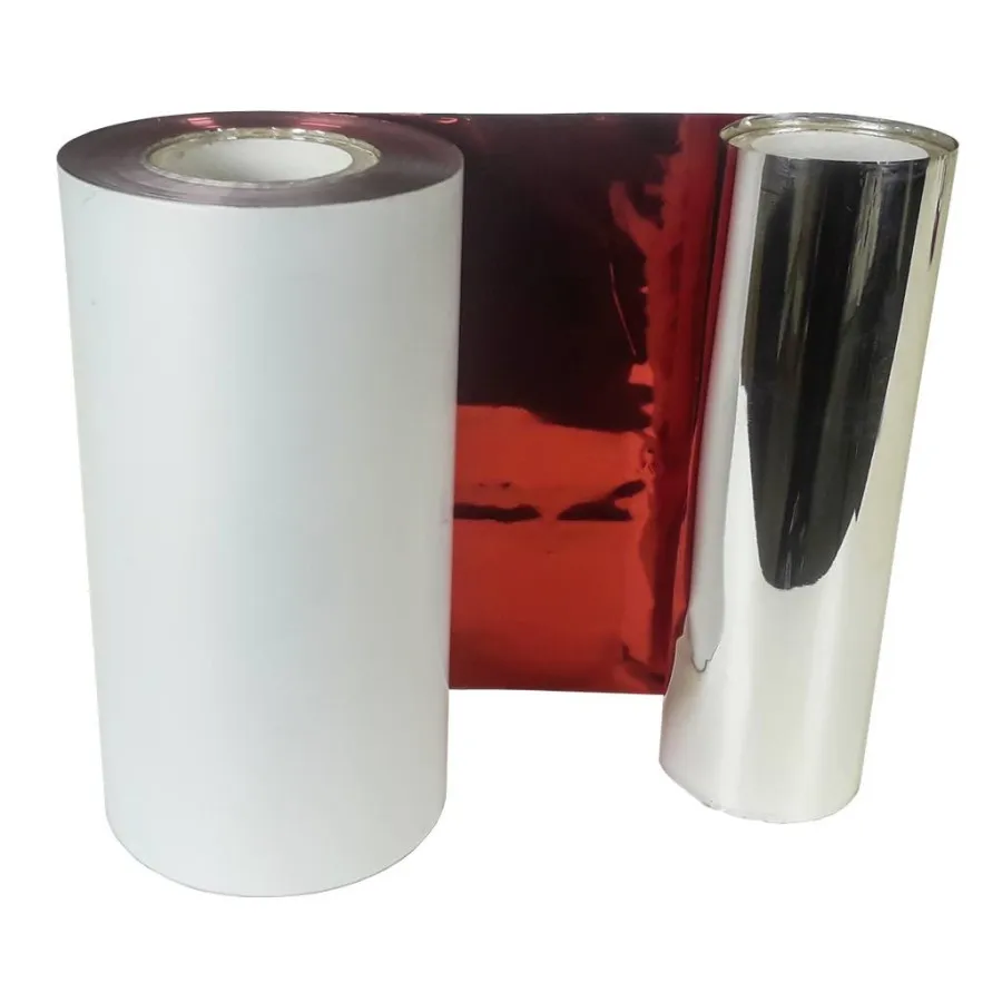 Rote Folie, glänzend metallisch für Primera FX400e/FX500e & DTM FX510e/  FX810e 110mm breit x 200m lang