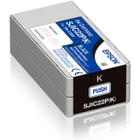 Epson Patrone, schwarz Farbpatrone für Epson ColorWorks TM-C3500, Inhalt: 32,5 ml