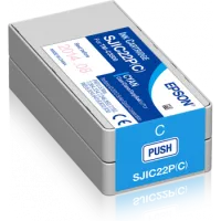 Epson Patrone, cyan Farbpatrone für Epson ColorWorks TM-C3500, Inhalt: 32,5 ml