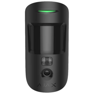 Ajax MotionCam HDR (PhOD), Kabelloser PIR-Bewegungsmelder mit erweiterten Fotoverifikations-Möglichkeiten, Jeweller und Wings Kommunikation, Weiß