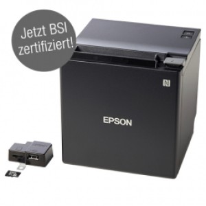 Epson TM-m30II-H, Fiscal DE, TSE: 5 Jahre, USB, Ethernet, WLAN, 8 Punkte/mm (203dpi), ePOS, schwarz