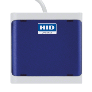 HID OMNIKEY 5022, RFID Lesegerät für HF 13.56 MHZ, USB A Anschluss für iCLASS®, MIFARE®, MIFARE® DESFire®, NFC, FIDO2 Farbe: Schwarz