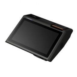 Sunmi D2 Mini kostengünstiges Kassensystem, VFD, Audio, Micro SD-Slot, Kundendisplay, integrierter Bondrucker (58mm), Android (8.1), inkl.: Netzteil, Netzkabel (EU), Farbe: schwarz, orange